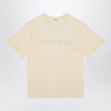  Wales Bonner Organic cotton light yellow T-shirt