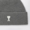 Ami Paris Ami de Coeur grey wool beanie