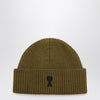 Ami Paris Ami de Coeur bronze wool hat