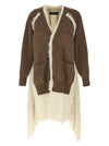 Undercover Two-material Cardigan