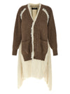 Undercover Two-material Cardigan