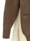 Undercover Two-material Cardigan