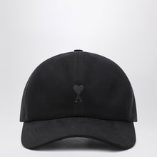  Ami Paris Ami De Coeur black baseball cap