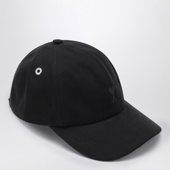 Ami Paris Ami De Coeur black baseball cap