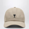 Ami Paris Ami De Coeur beige baseball cap