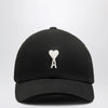 Ami Paris Black Ami De Coeur baseball cap