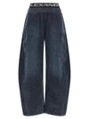 Alexander Wang Denim Pants With Elastic Waistband