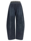 Alexander Wang Denim Pants With Elastic Waistband