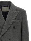 Dunst Grey Wool Double-breasted Coat