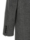 Dunst Grey Wool Double-breasted Coat