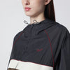 Dunst Grey/beige/brown zip-up windbreaker