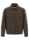 Dunst Mélange Brown Wool Jacket