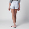 Dunst Light blue striped pajama mini shorts