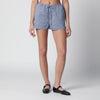 Dunst Navy blue gingham pajama mini shorts
