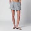 Dunst Grey mélange voluminous mini skirt