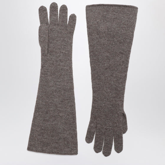 DARKPARK Brown cashmere gloves