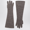 DARKPARK Brown cashmere gloves