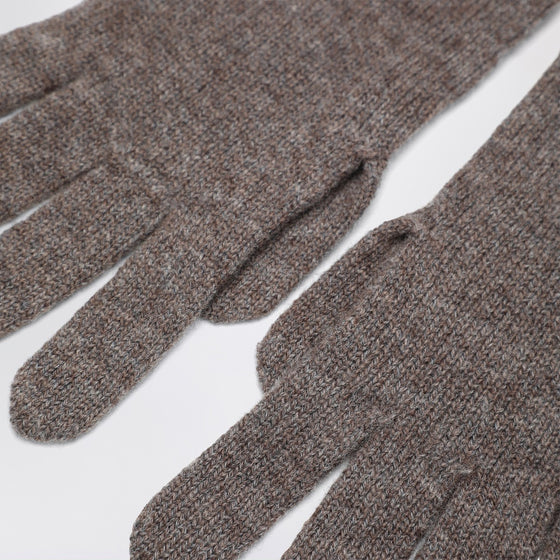 DARKPARK Brown cashmere gloves