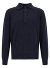 Zegna Wool And Cashmere Polo Shirt