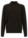 Zegna Wool And Cashmere Polo Shirt