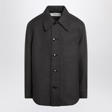  Ami Paris Anthracite grey wool shirt with pockets