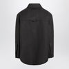 Ami Paris Anthracite grey wool shirt with pockets