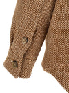 Ami Paris Chevron Wool Overshirt