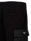 Prada Nylon Insert Cargo Joggers