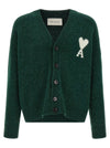 Ami Paris Ami De Coeur Cardigan