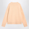 Ami Paris Light beige wool cardigan Ami De Coeur