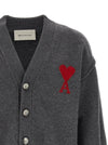 Ami Paris Ami De Coeur Cardigan