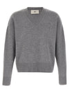 Ami Paris Puff Logo Patch Sweater