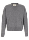 Ami Paris Puff Logo Patch Sweater