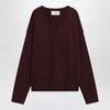 Ami Paris Cherry-coloured wool and cashmere sweater Ami De Coeur
