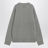 Ami Paris Grey wool blend sweater Ami De Coeur