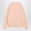 Ami Paris Powder pink wool blend sweater Ami De Coeur