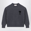 Ami Paris Dark grey Ami De Coeur sweater