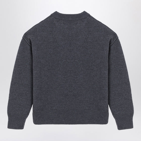 Ami Paris Dark grey Ami De Coeur sweater