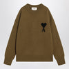 Ami Paris Bronze Ami De Coeur wool jumper