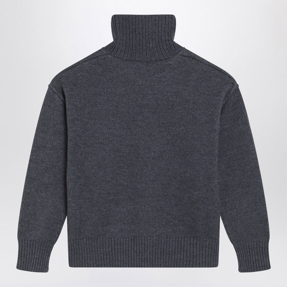 Ami Paris Turtleneck sweater Ami De Coeur grey