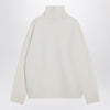 Ami Paris White Ami De Coeur turtleneck sweater