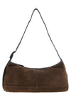 Ami Paris Small Brown Etienne Crossbody Bag