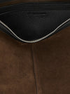 Ami Paris Small Brown Etienne Crossbody Bag