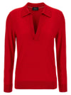 Brioni Cashmere And Silk Polo Shirt