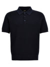 Brioni Woven Knit Polo Shirt
