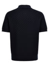 Brioni Woven Knit Polo Shirt