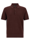 Brioni Trama Weaving Polo