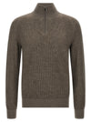 Brioni Brown Vanisé Sweater