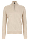 Brioni High Neck Sweater With Zip