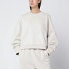 Entire Studios Oversized white crewneck sweatshirt